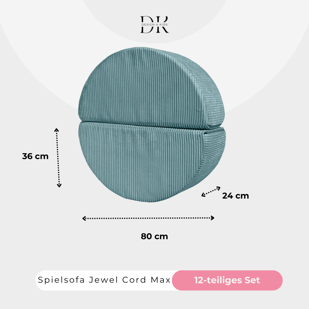 Design4Kids Spielsofa Jewel Max Cord