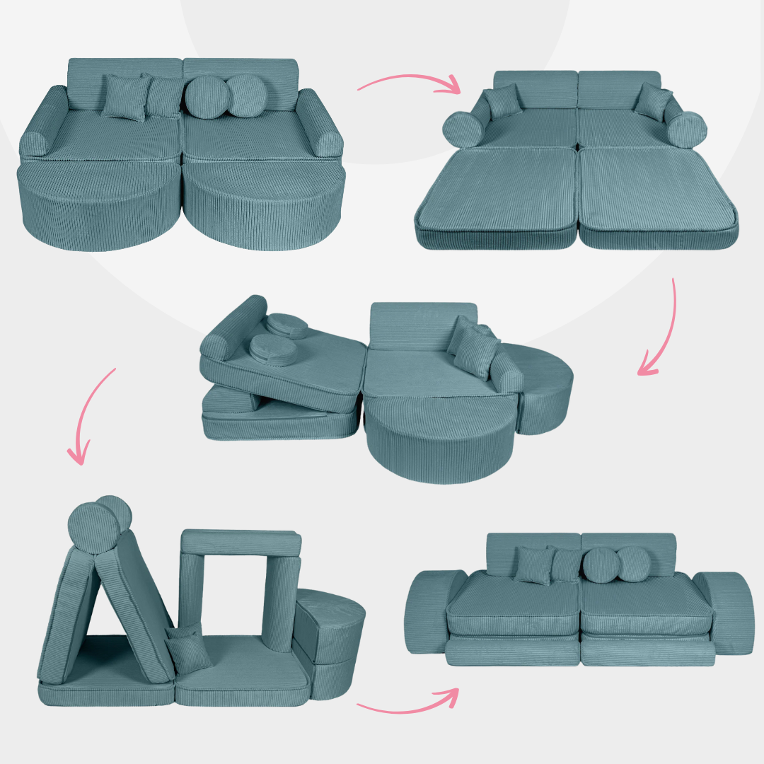 Design4Kids Spielsofa Jewel Max Cord