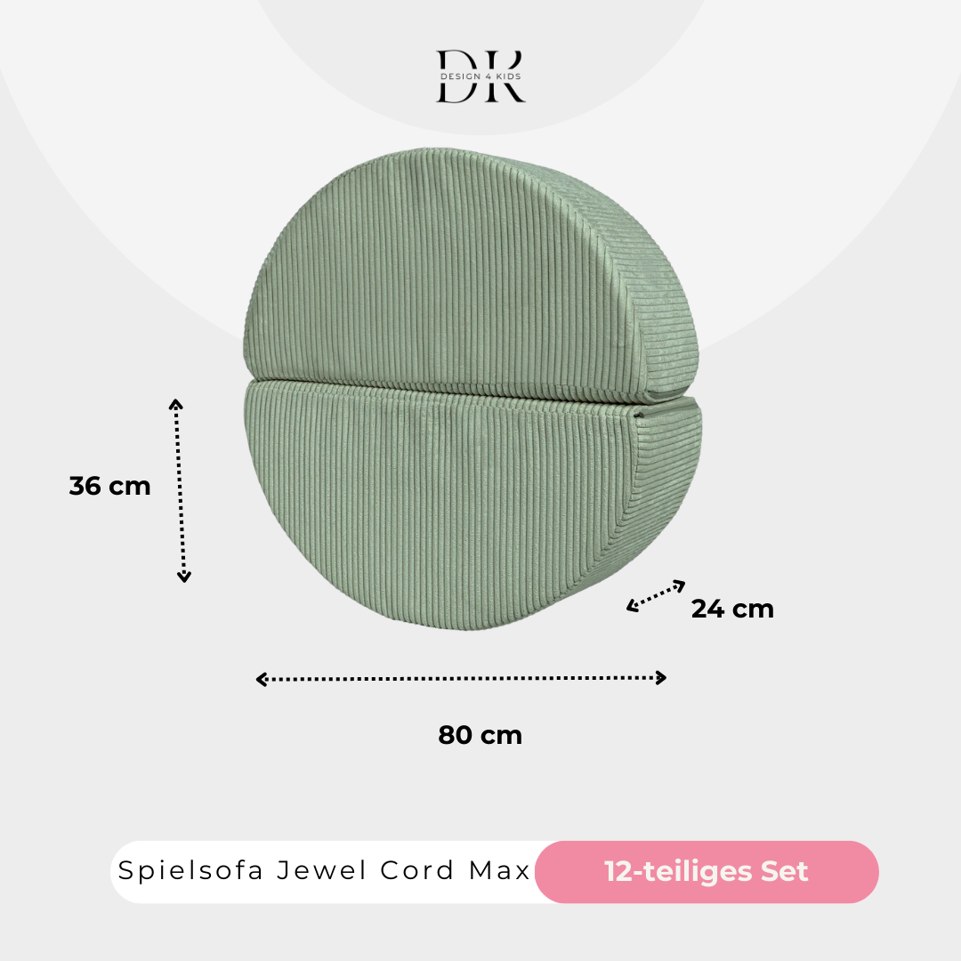 Design4Kids Spielsofa Jewel Max Cord