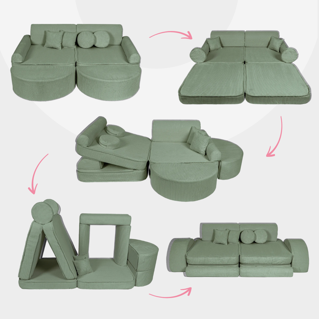 Design4Kids Spielsofa Jewel Max Cord