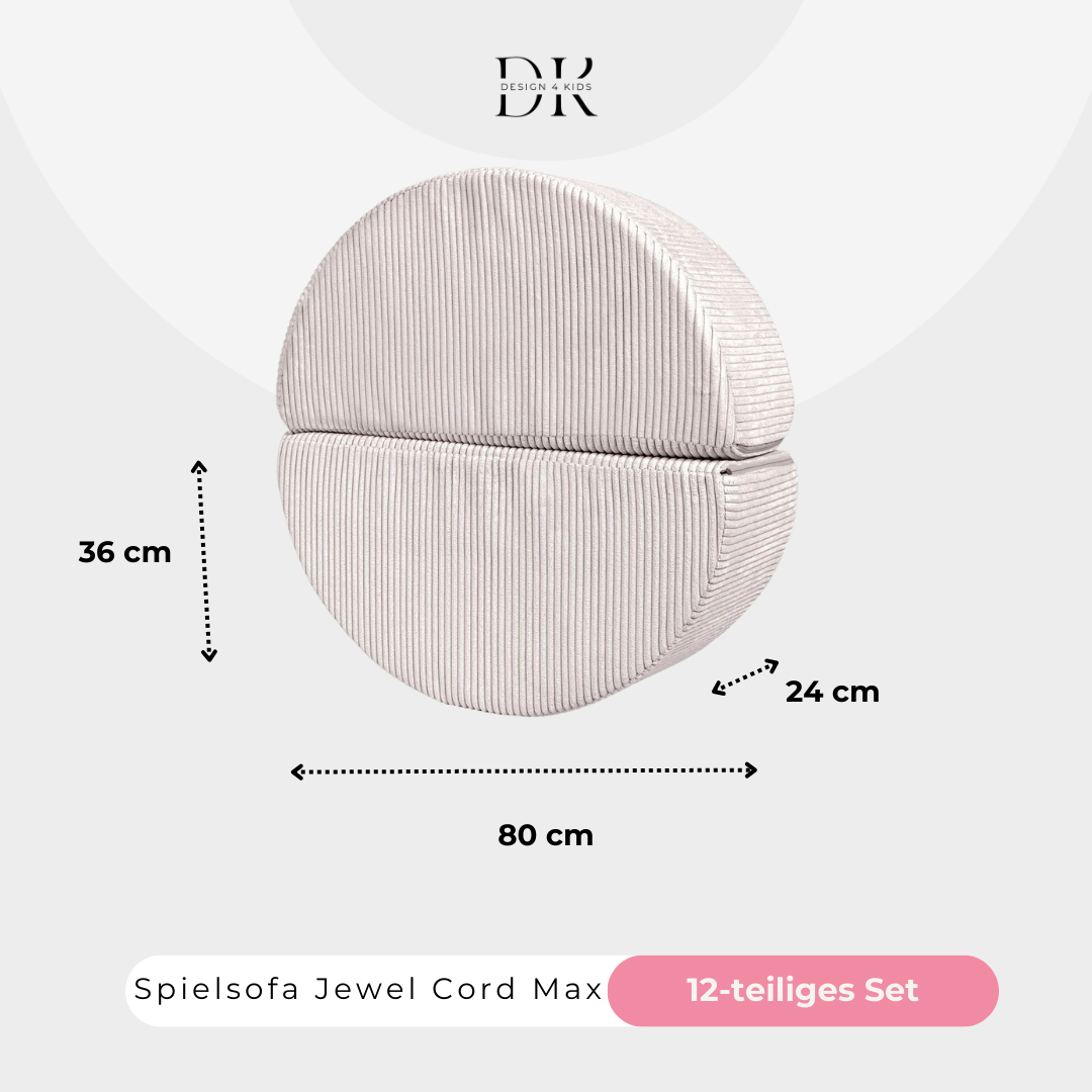 Design4Kids Spielsofa Jewel Max Cord
