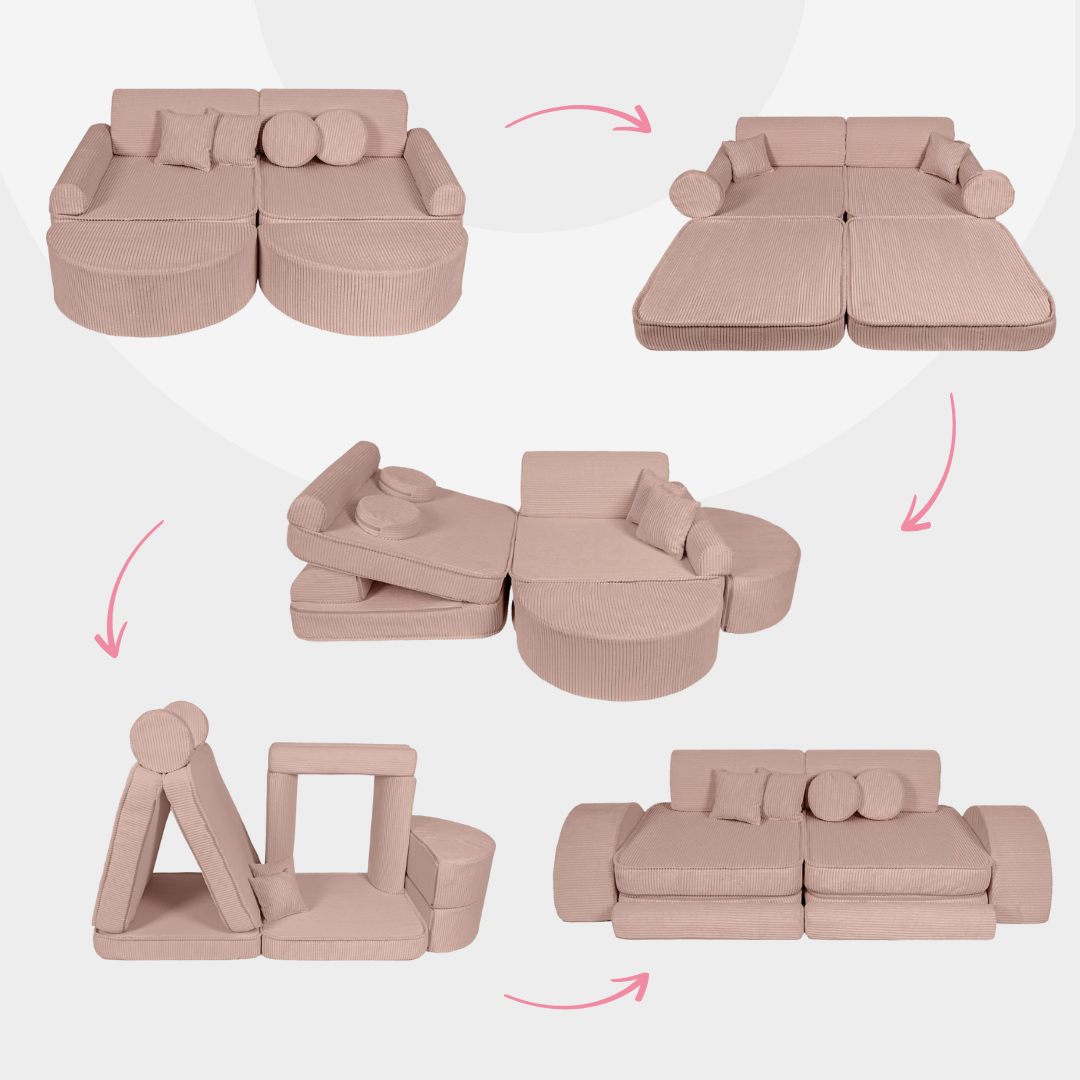 Design4Kids Spielsofa Jewel Max Cord