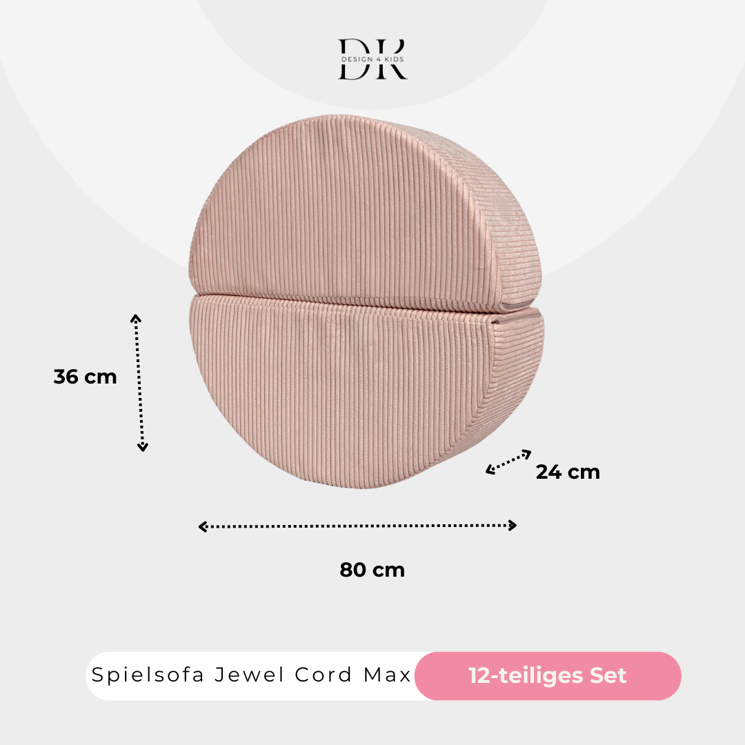 Design4Kids Spielsofa Jewel Max Cord