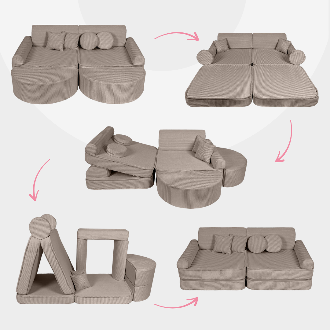 Design4Kids Spielsofa Jewel Max Cord