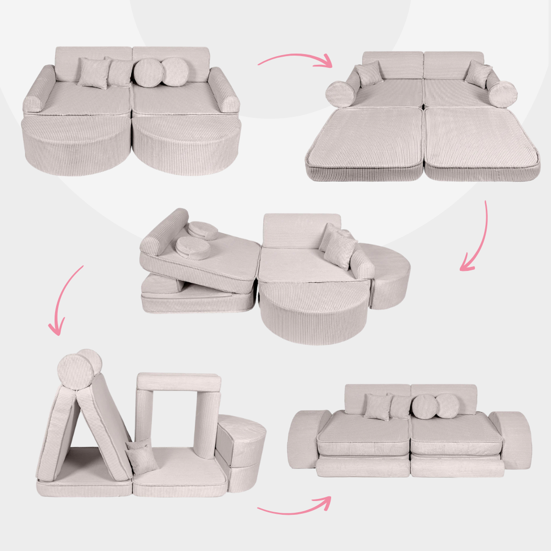 Design4Kids Spielsofa Jewel Max Cord