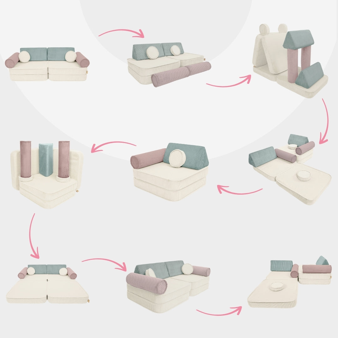 Design4Kids Spielsofa Cord Petit