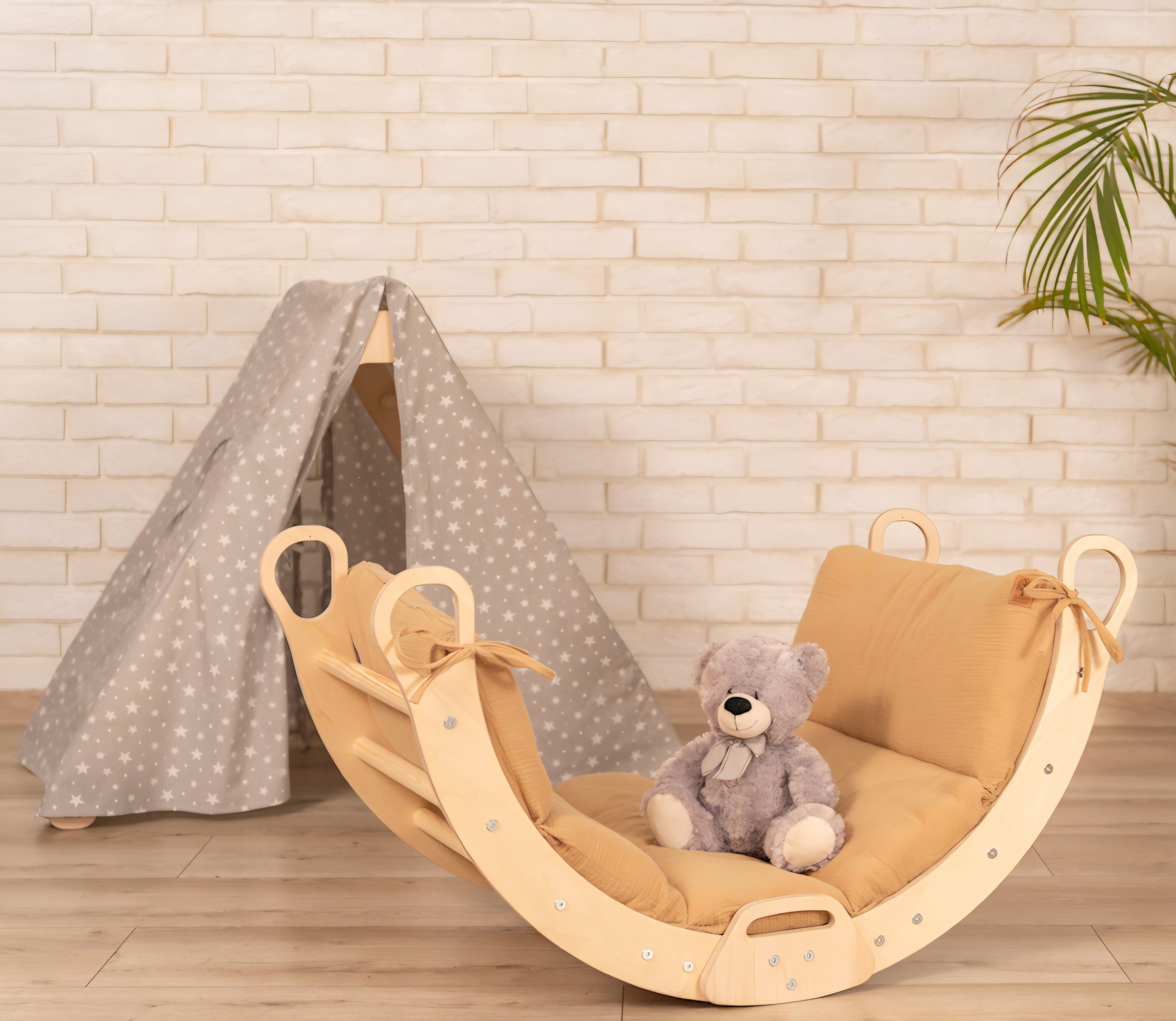 Design4Kids Wippkissen für Montessori Balancewippe M/L