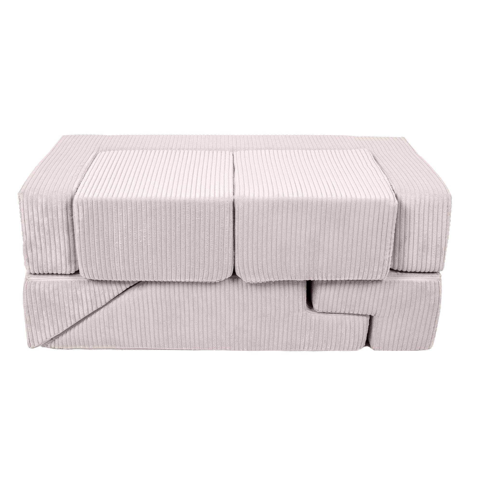 Design4kids Spielsofa Elements Jewel Cord mit Bällebad & 100 Bälle - vintage beige