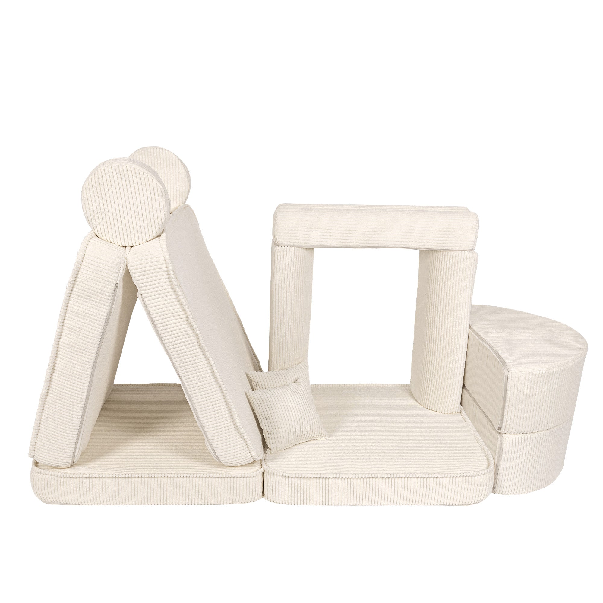 Design4Kids Spielsofa Jewel Max Cord - almond beige