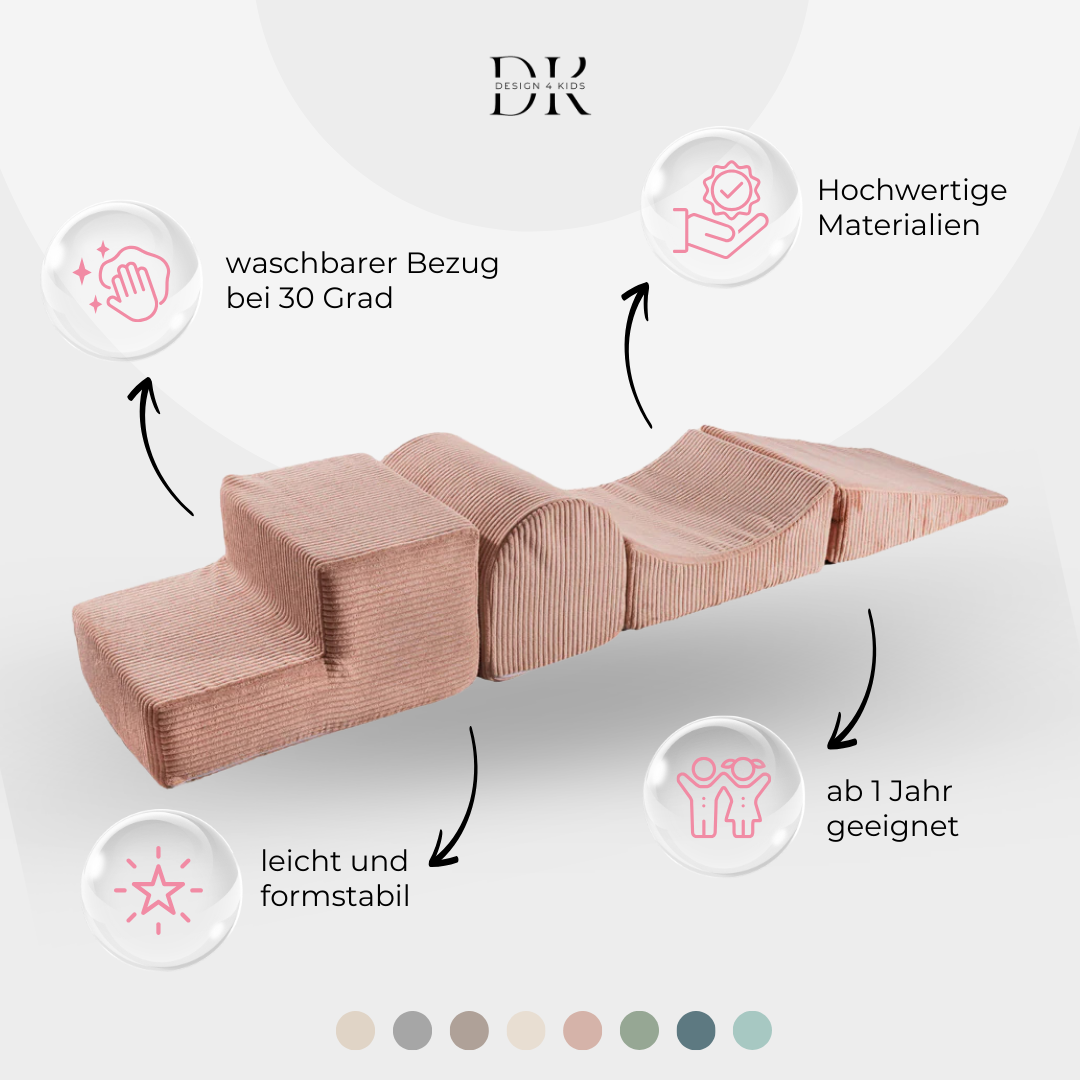 Design4Kids Schaumspielset Jewel Cord mit 4 Elementen