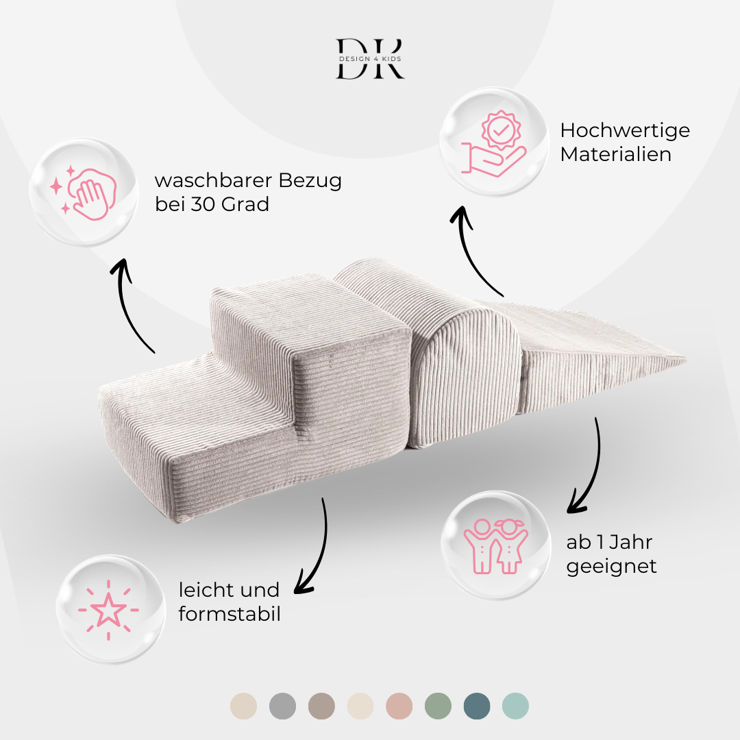 Design4Kids Schaumspielset Jewel Cord mit 3 Elementen