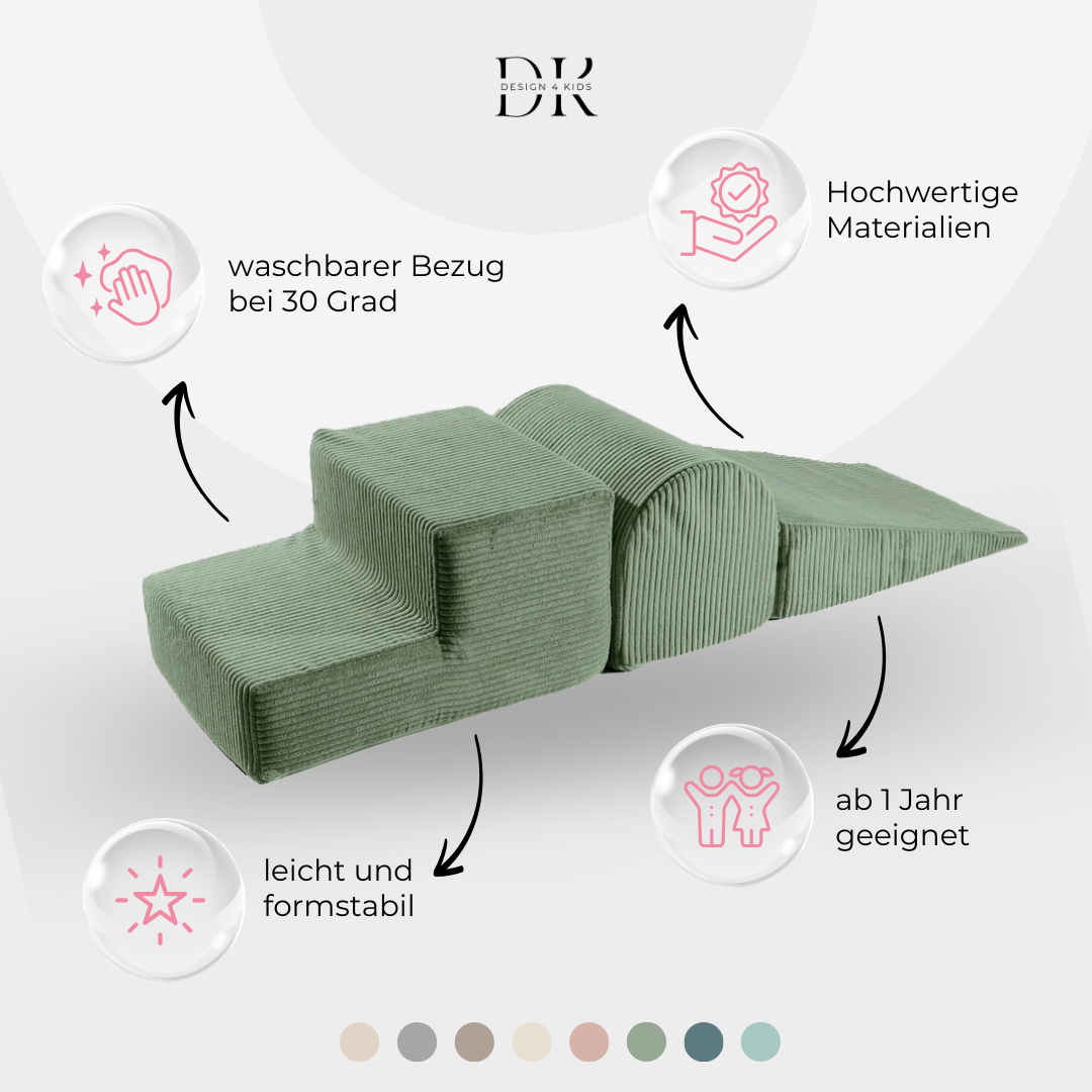 Design4Kids Schaumspielset Jewel Cord mit 3 Elementen