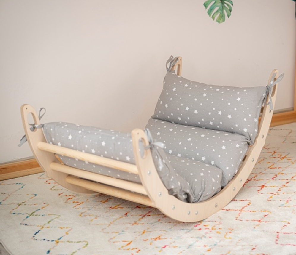 Design4Kids Wippkissen für Montessori Balancewippe XL