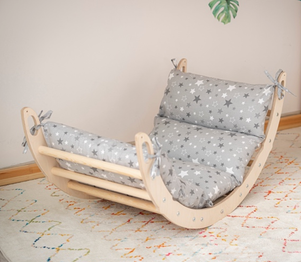 Design4Kids Wippkissen für Montessori Balancewippe XL