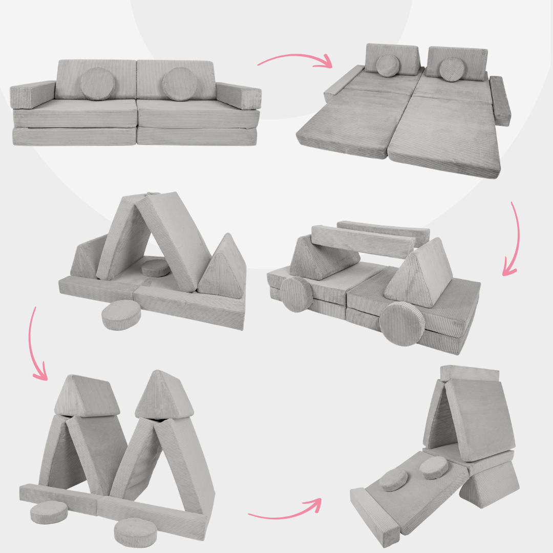 Design4Kids Spielsofa Cord Mini Grande