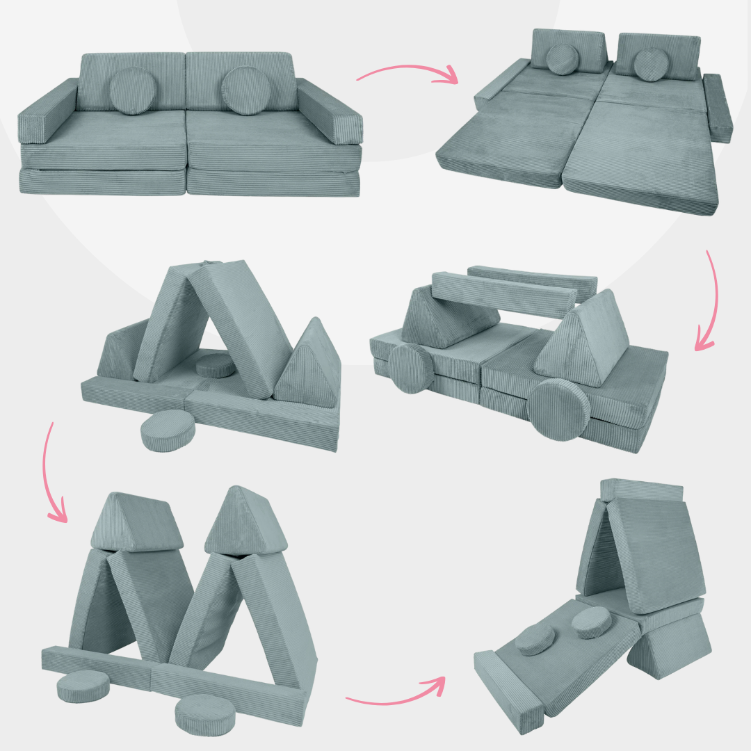 Design4Kids Spielsofa Cord Mini Grande