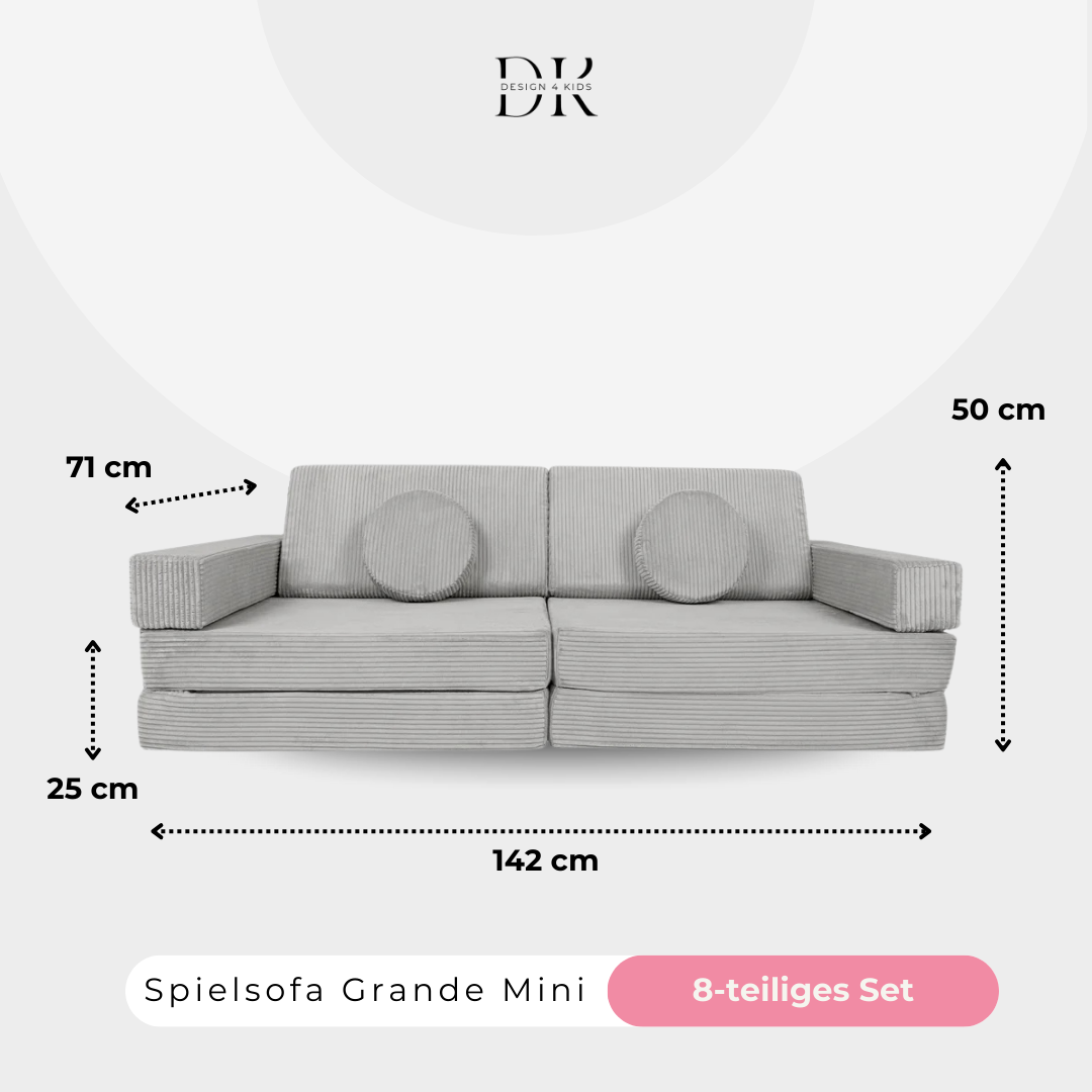 Design4Kids Spielsofa Cord Mini Grande