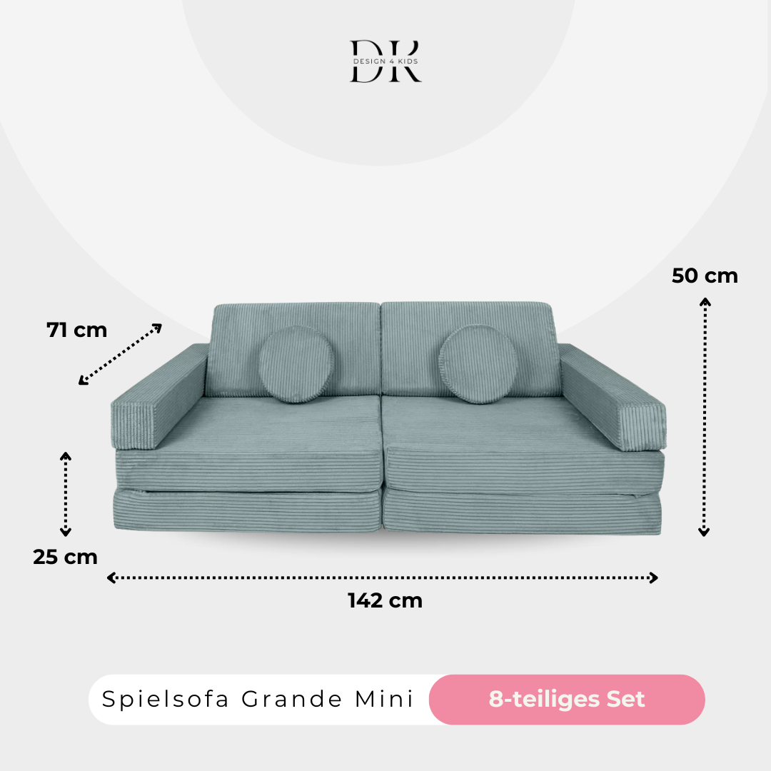 Design4Kids Spielsofa Cord Mini Grande