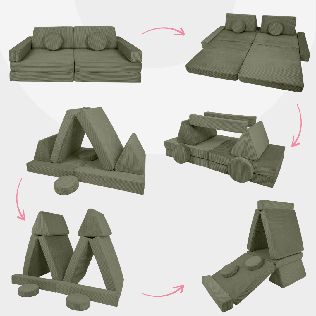 Design4Kids Spielsofa Cord Mini Grande