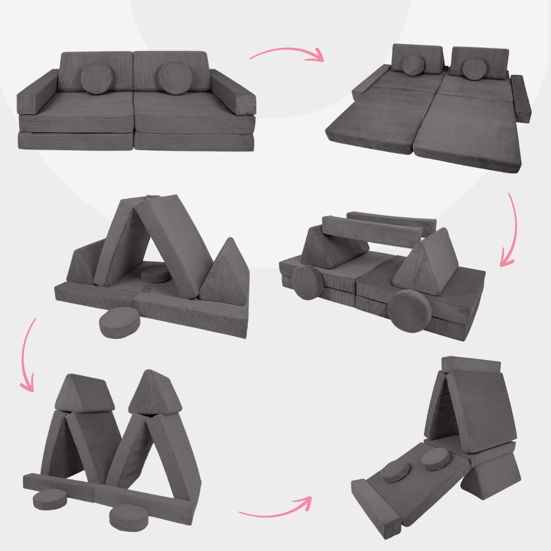 Design4Kids Spielsofa Cord Mini Grande