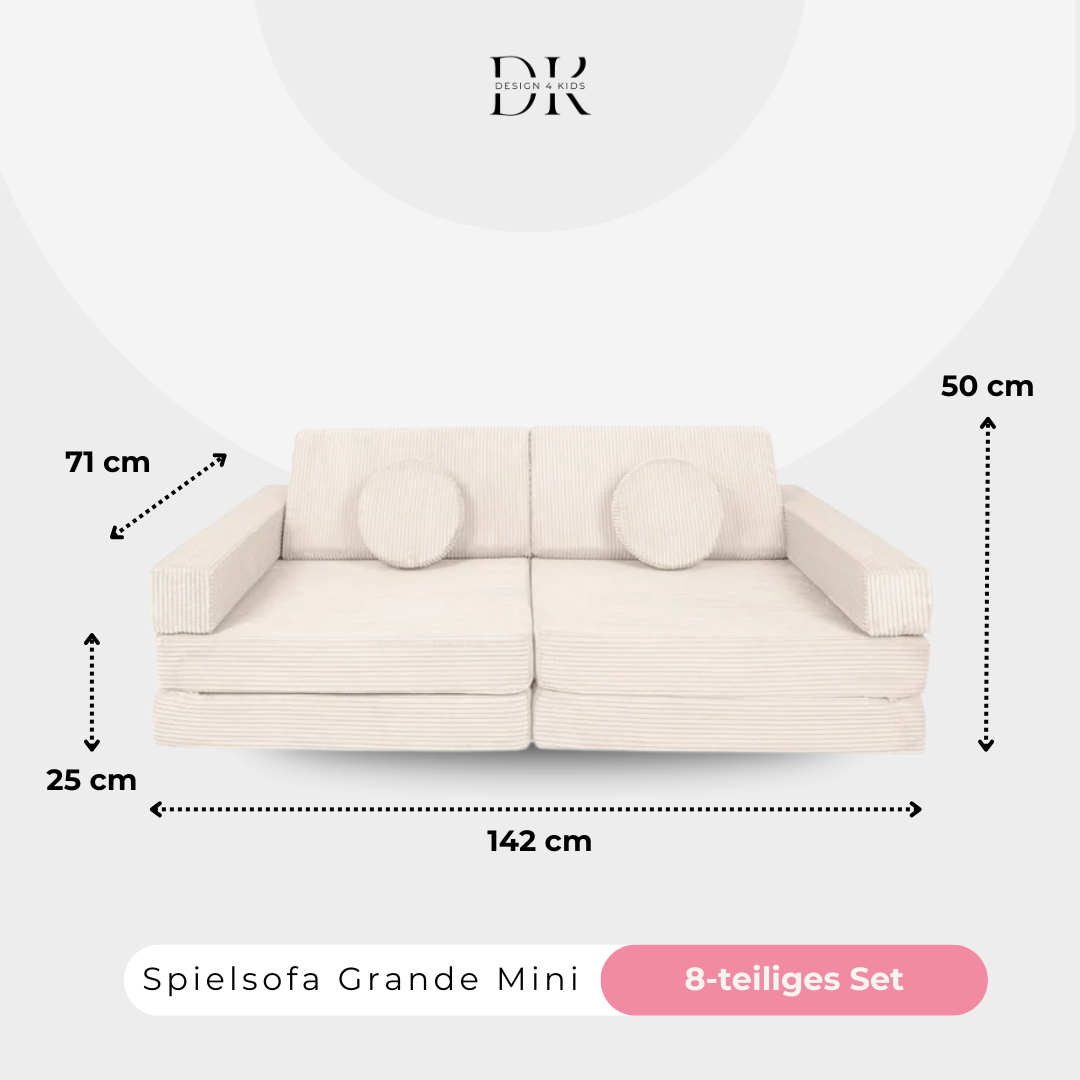 Design4Kids Spielsofa Cord Mini Grande