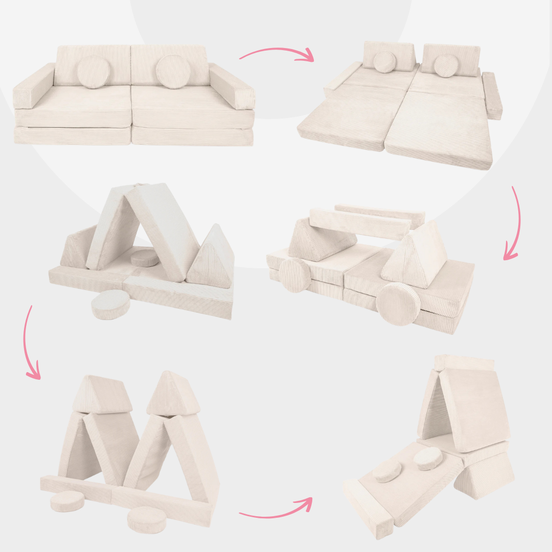 Design4Kids Spielsofa Cord Mini Grande