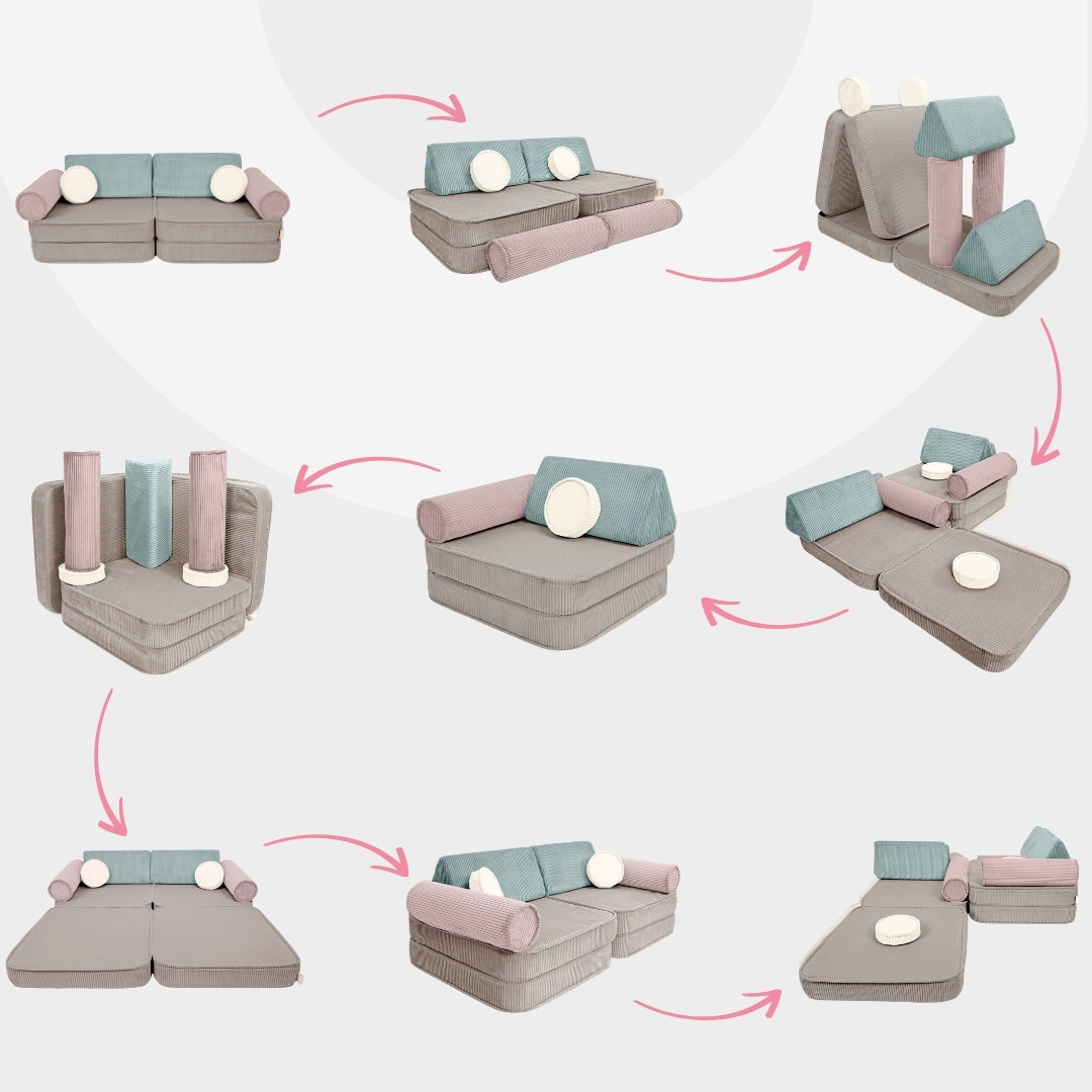 Design4Kids Spielsofa Cord Petit