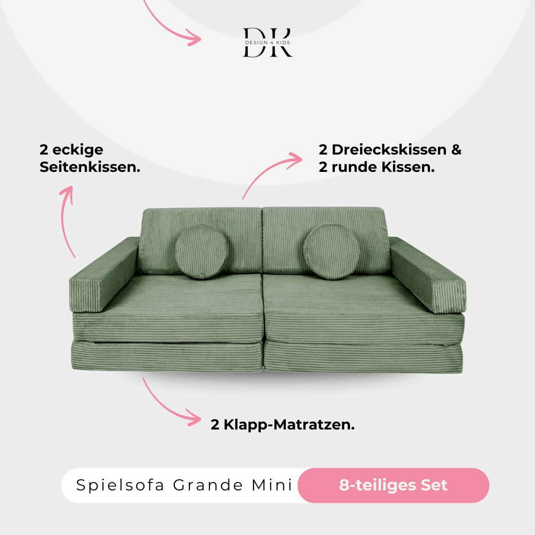 Design4Kids XXL Spielsofa Cord Grande