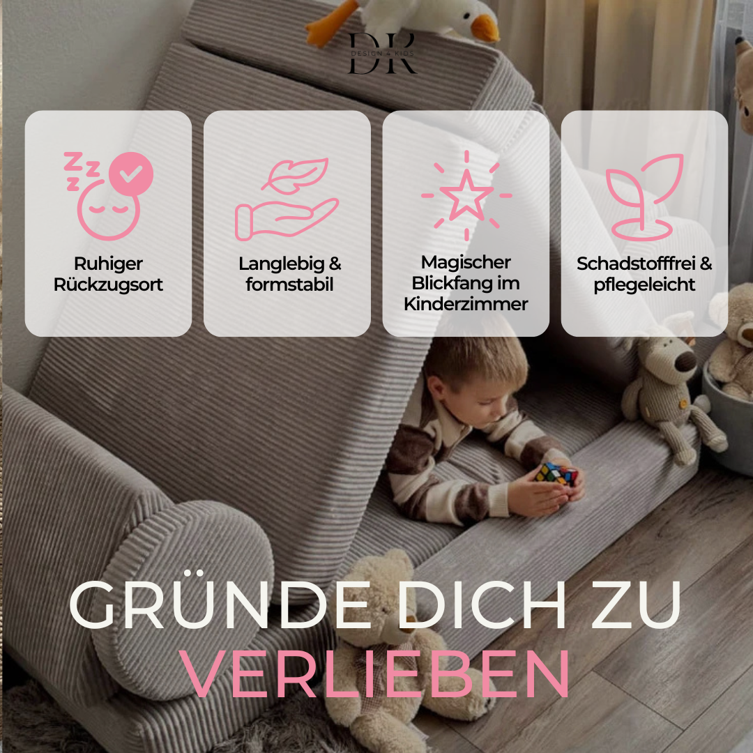 Design4Kids XXL Spielsofa Cord Grande