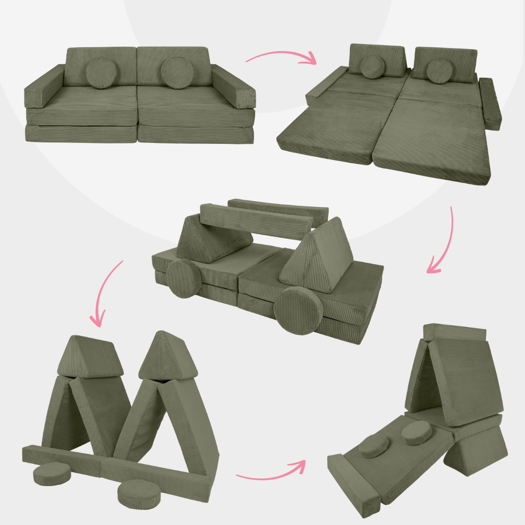 Design4Kids XXL Spielsofa Cord Grande