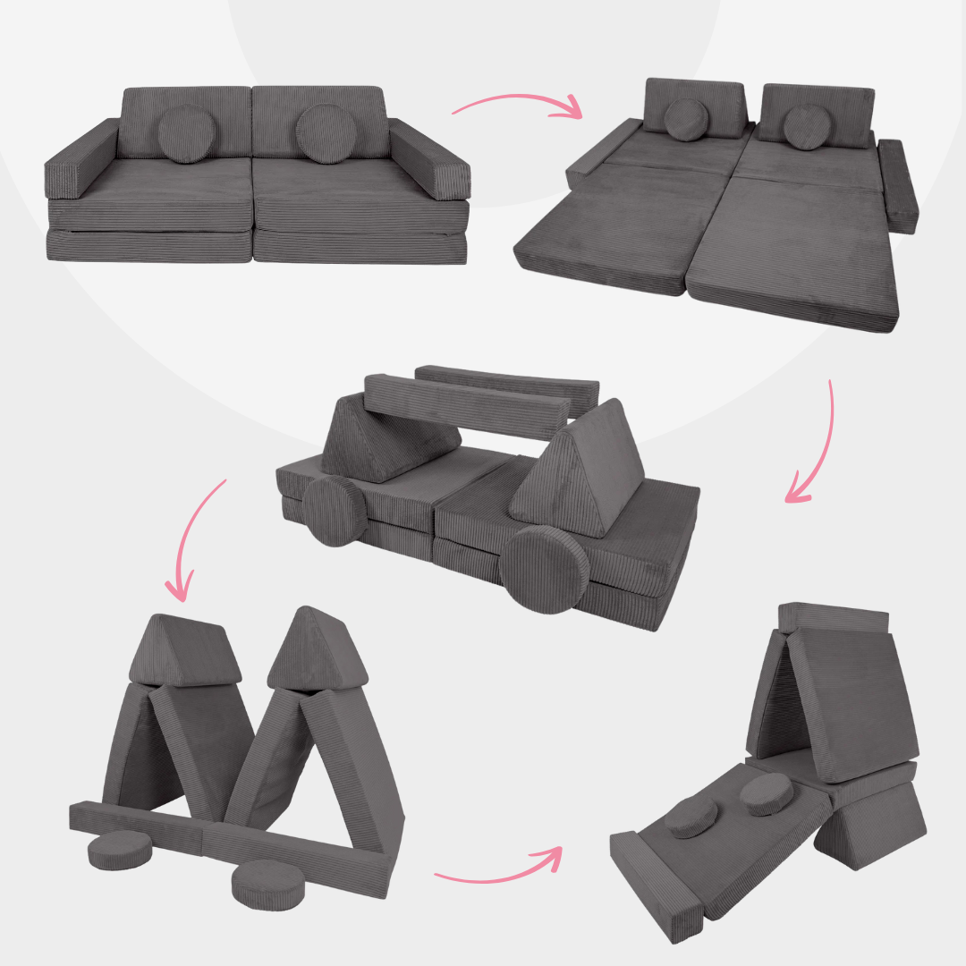 Design4Kids XXL Spielsofa Cord Grande