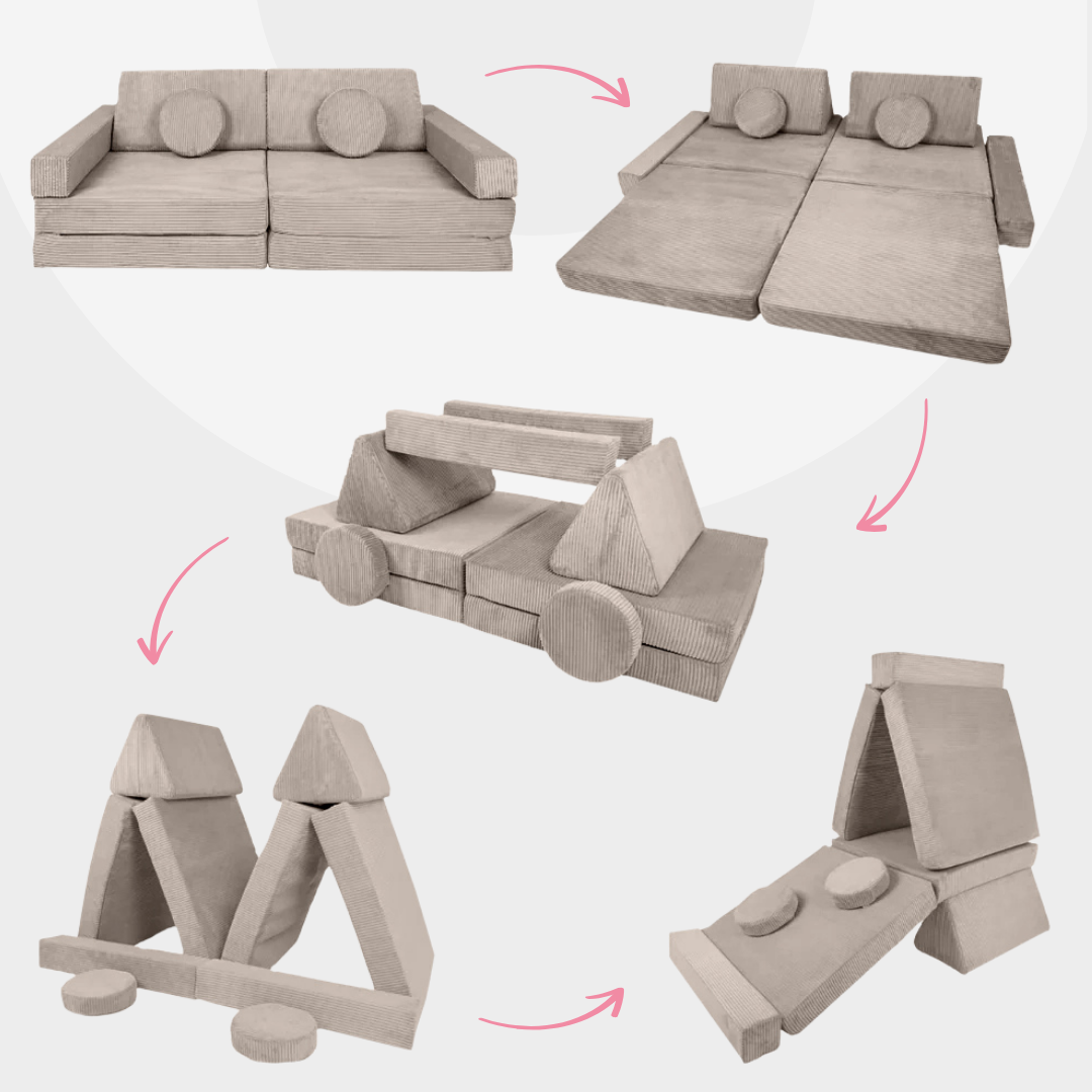 Design4Kids XXL Spielsofa Cord Grande