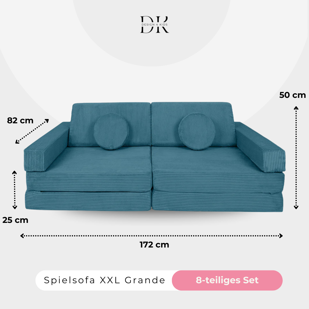 Design4Kids XXL Spielsofa Cord Grande