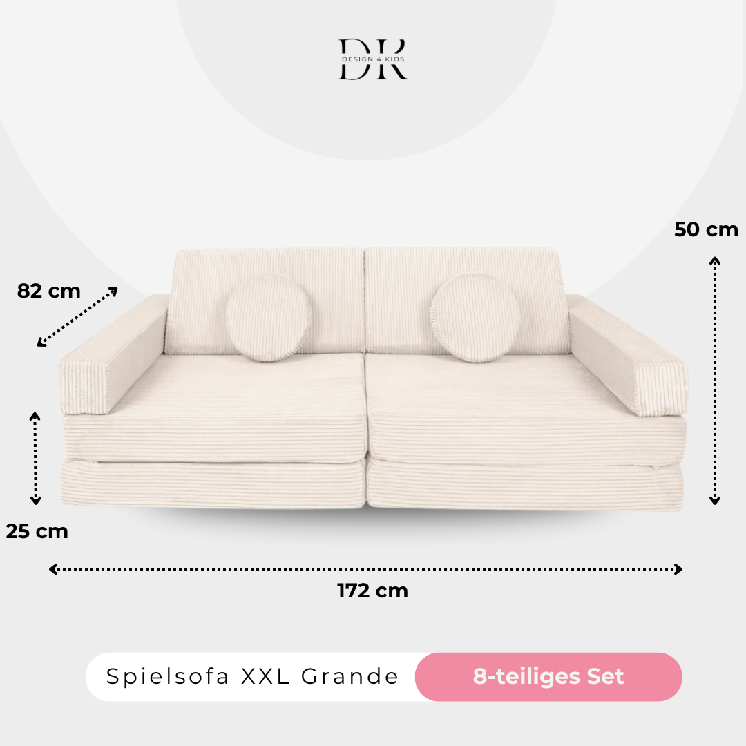 Design4Kids XXL Spielsofa Cord Grande
