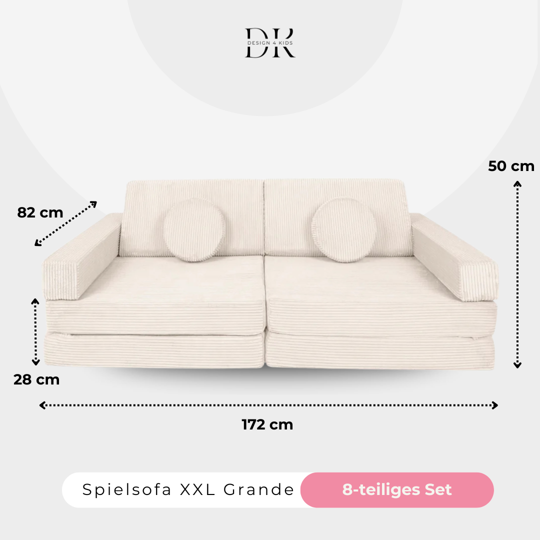 Design4Kids XXL Spielsofa Cord Grande