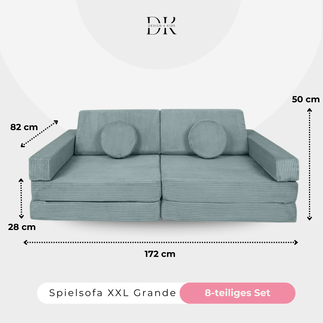 Design4Kids XXL Spielsofa Cord Grande