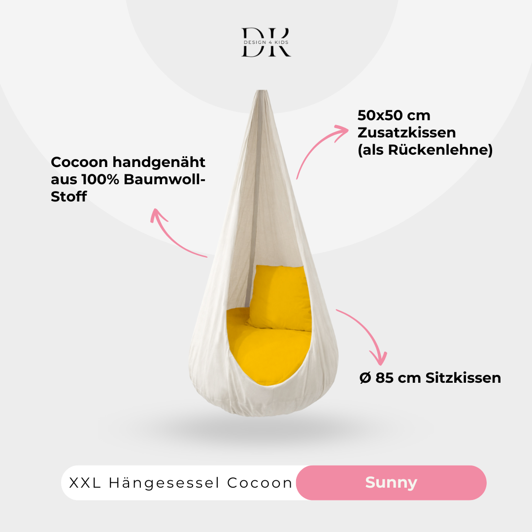 Design4Kids XXL Hängesessel Cocoon