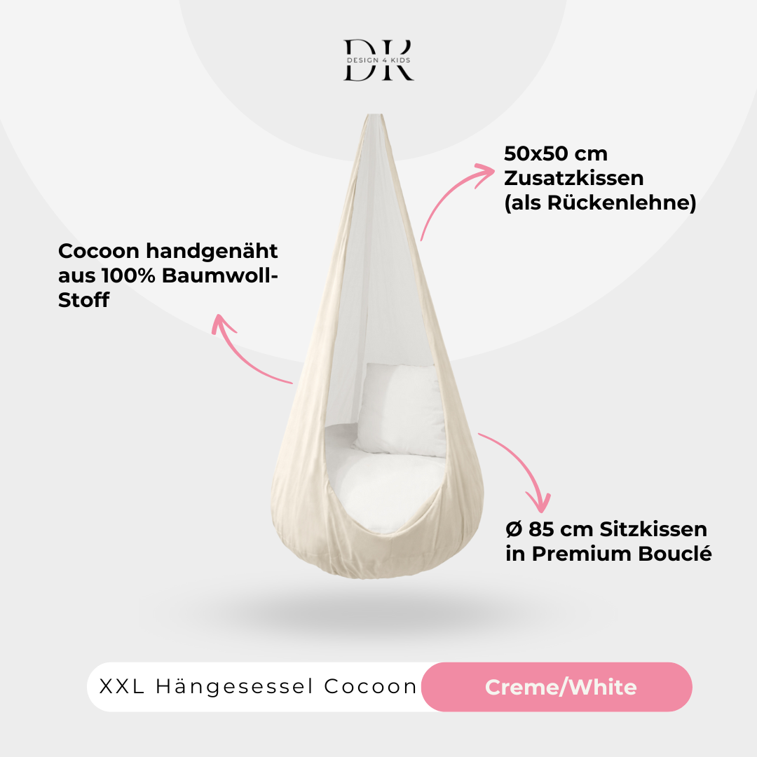 Design4Kids XXL Hängesessel Cocoon