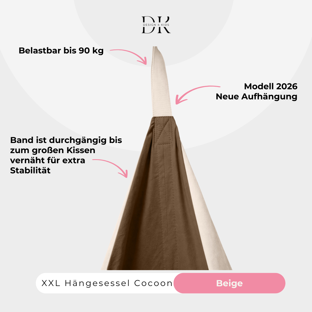 Design4Kids XXL Hängesessel Cocoon
