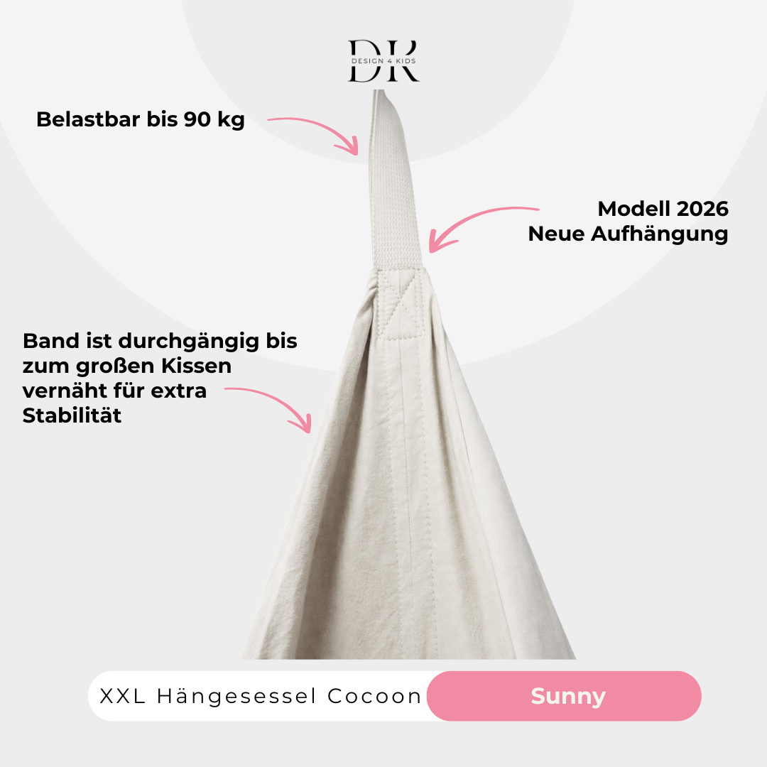 Design4Kids XXL Hängesessel Cocoon