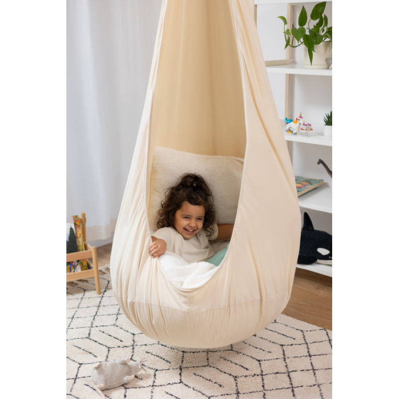 Design4Kids Hängesessel Cocoon Cozy Lamb - creme