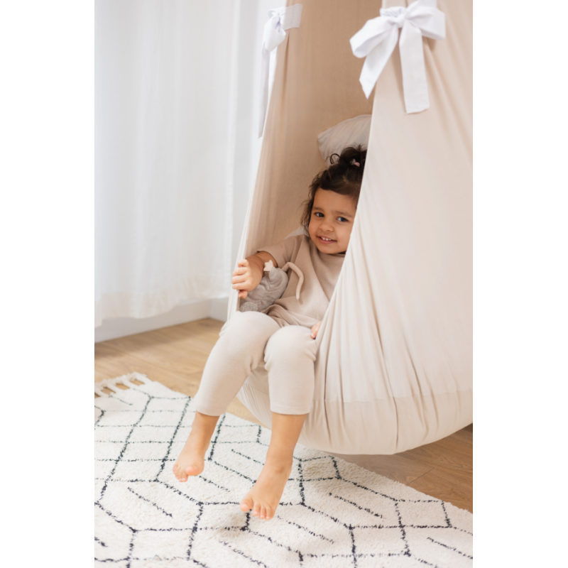 Design4Kids Hängesessel Cocoon Lovely meringue - beige