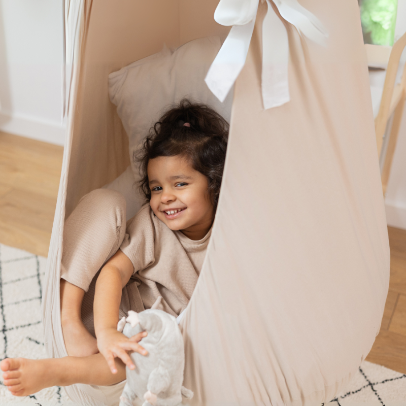 Design4Kids Hängesessel Cocoon Lovely meringue - beige
