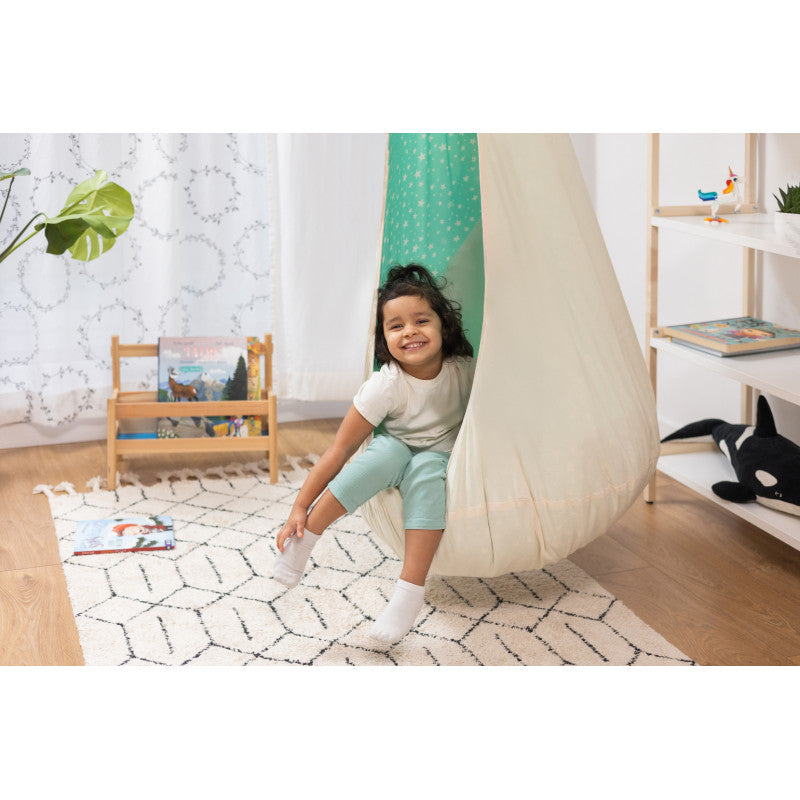 Design4Kids Hängesessel Cocoon Starry Dreams - beige