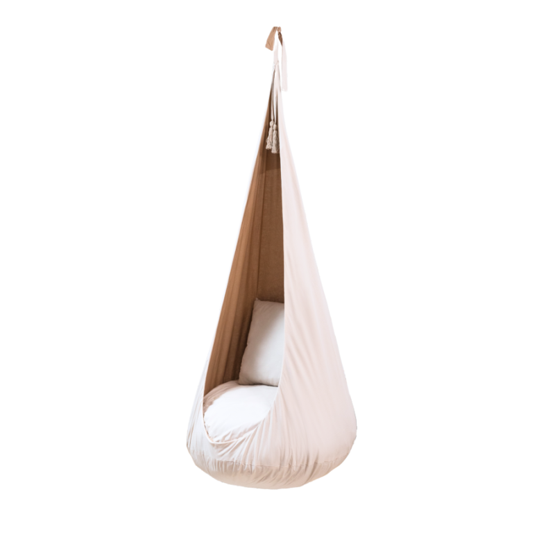 Design4Kids Hängesessel Cocoon Caramel Marshmallow - beige