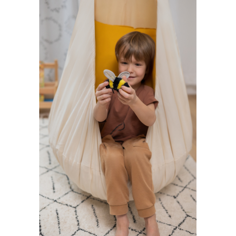 Design4Kids Hängesessel Cocoon Sunny Sparkle - beige