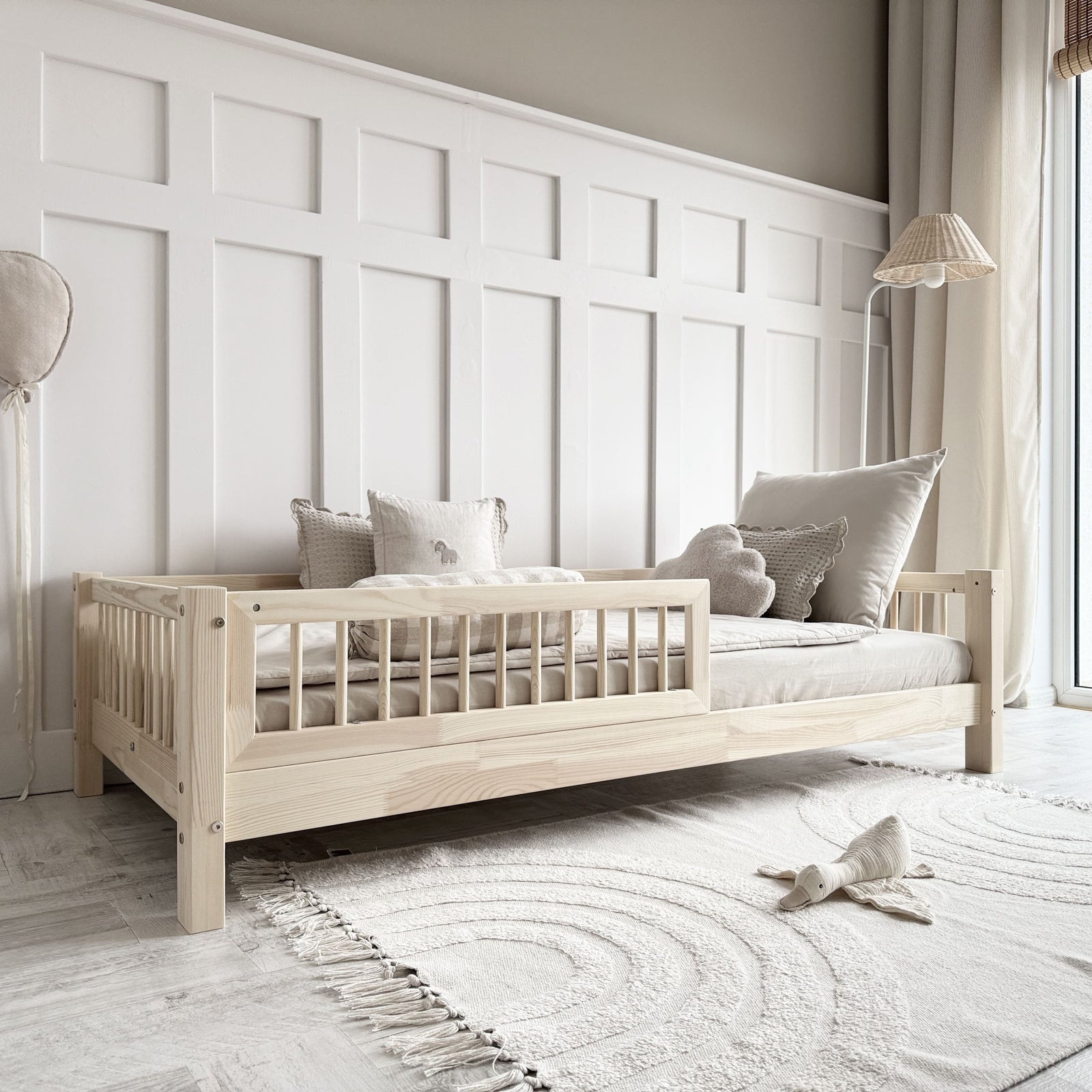 Design4kids Kinderbett Stellina Komfort - 200x90 Naturholz