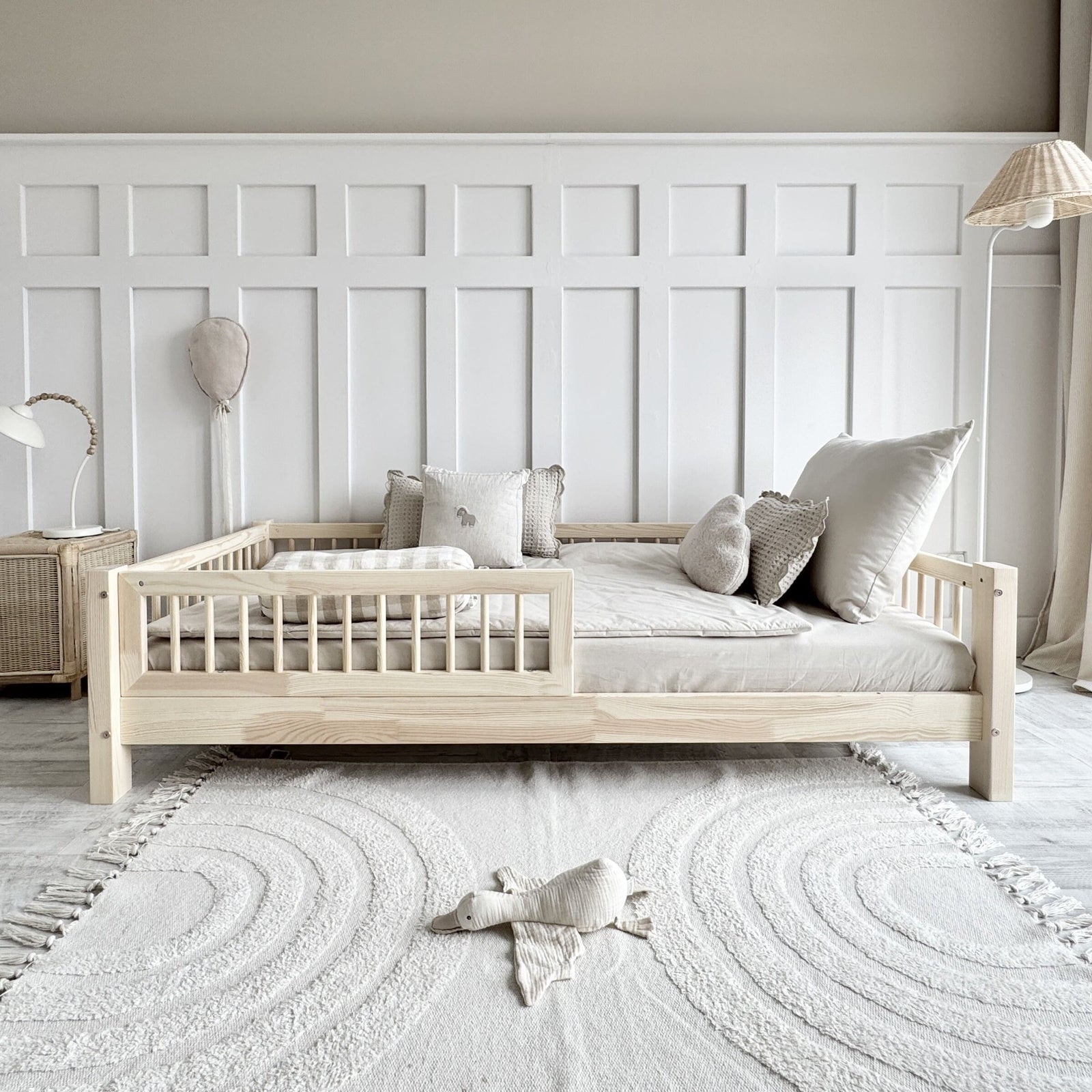 Design4kids Kinderbett Stellina Komfort - 200x90 Naturholz