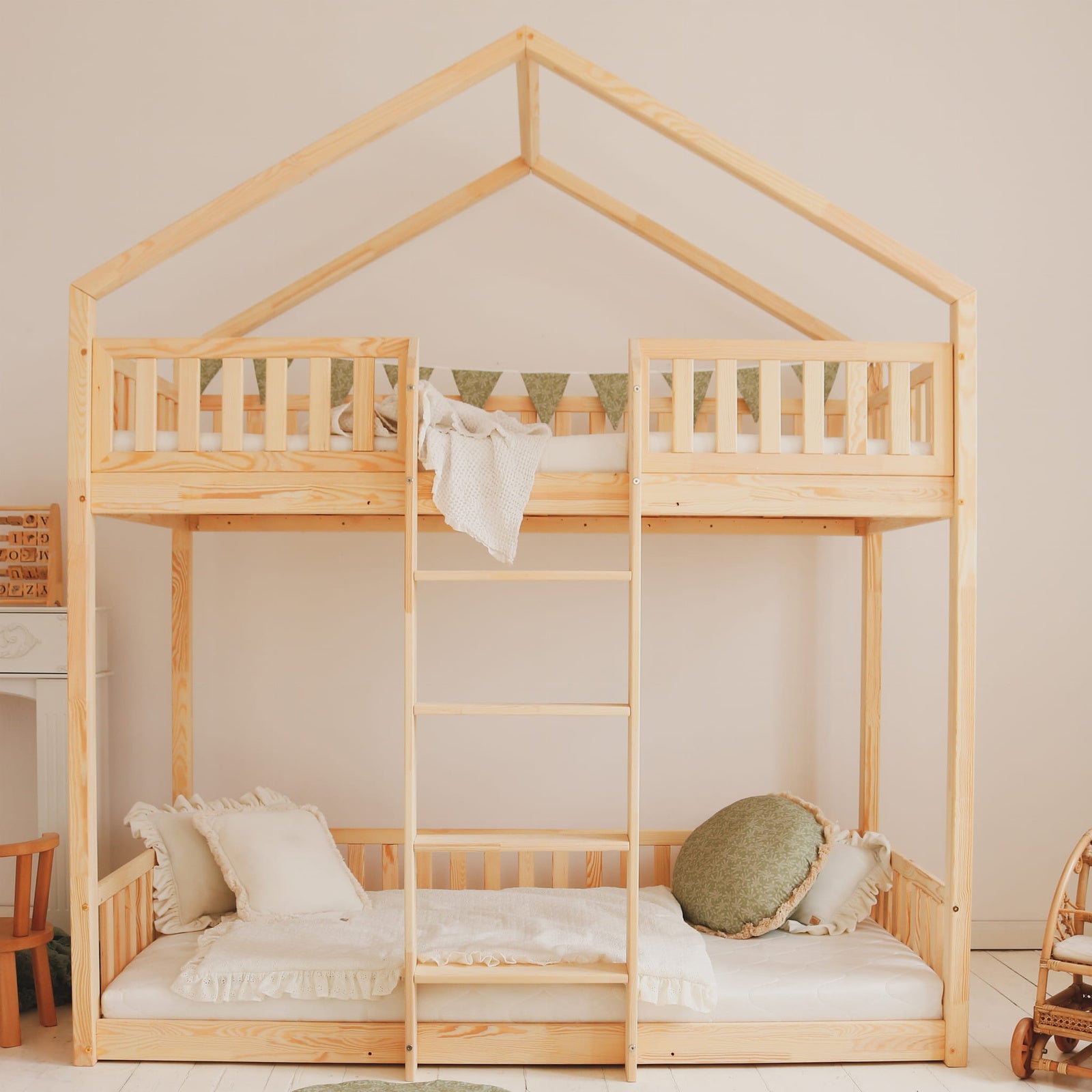 Design4kids Etagenbett Oasi Pro - 190x90 Naturholz