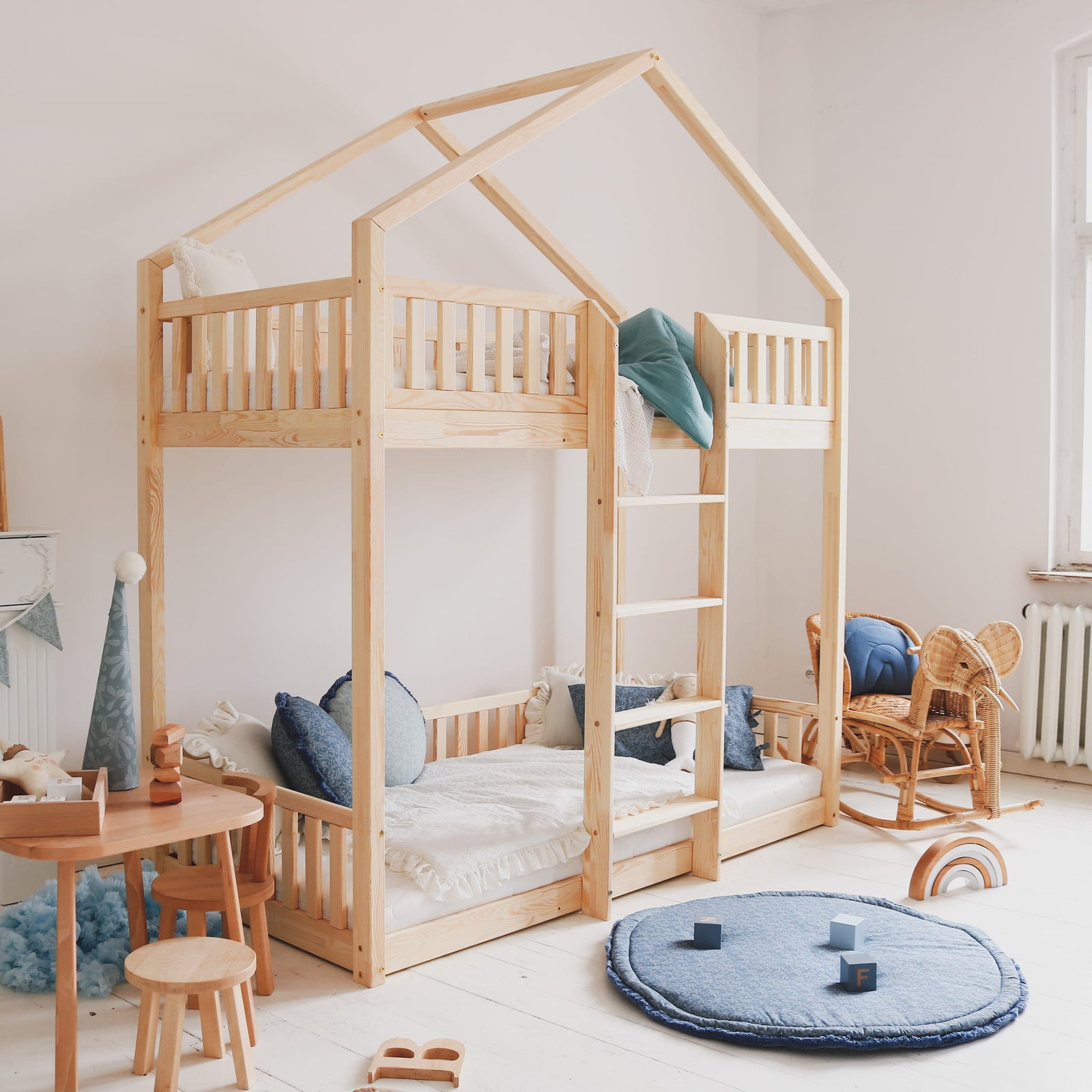 Design4kids Etagenbett Oasi Pro - 190x90 Naturholz